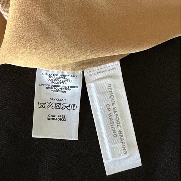 Fall Classic Jacket LOFT Camel Herringbone Blazer with Elbow Patches Sz 4P - Picture 12 of 12